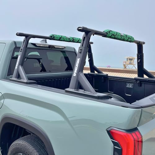 Image of COR Surf Aero Car Roof Rack Pads for Surfboard, Kayak, SUP, Snowboard, Surfboard, Paddleboard and Canoe for Large and Flat Style Aero Bars