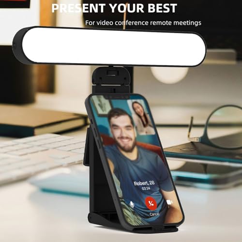 Éclairage zoom Type C 6W | Lampe LED Réglable pour Visioconférence PC