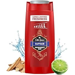 Old Spice Captain Shower Gel & Shampoo for Men 675 ml, 3-in-1 Body-Hair-Face Wash, Long-Lasting Fresh
