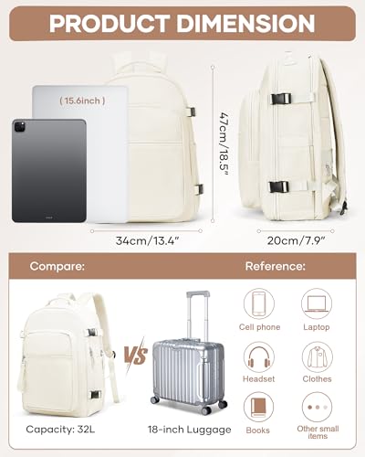 Image of coofay Vacuum Backpack Travel with Pump Vacpack Backpack with Vacuum Seal Backpacks Traveling Backpacks Vacuum Compression Air Travel Bag Carry on Luggage