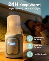 Grownsy 8-in-1 OG Fast Bottle Warmer with Timer, Blue — image 4
