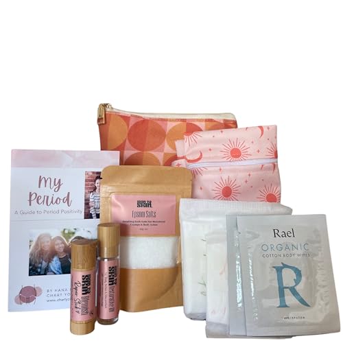 My First Period Kit by Skin to Skin | My First Period Kit for Girls | Period Kit for Girls 10-16 | Menstrual Starter Kit: Pads, Panty Liners, Cramp Relief, Period Educational Booklet