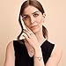 Theo Grace - Delina Engraved Bead Heart Bracelet – Personalized 1–4 Beads, in 925 Sterling Silver or Gold Vermeil with Diamond Options, Meaningful Gift for Women, Anniversary, Birthday (With 0.1ct Diamond, 925 Sterling Silver, 7.5, Inches)