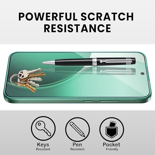 Image of ArmourPro Tempered Glass for Oppo F33-9H Anti Scratch Screen Protector, Edge to Edge Coverage, HD Clarity, Smooth Touch, Case Friendly | Black, Pack of 2