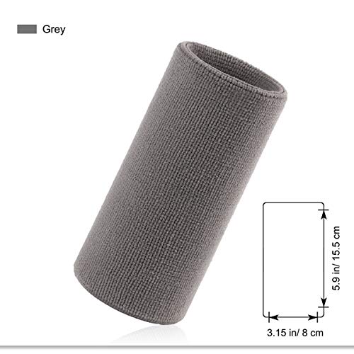 Hoter 6 Inch Sport-Wristband Running-Wrisband Lengthen Thick Unisex Wristband/Sweatband For Tennis Athletic Sports,1Pc/2Pcs Pack #TOP1