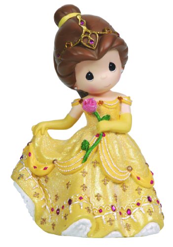 Precious Moments, Disney Showcase Collection, “Girl As Belle”, Rotating, Resin Music Box, #124106