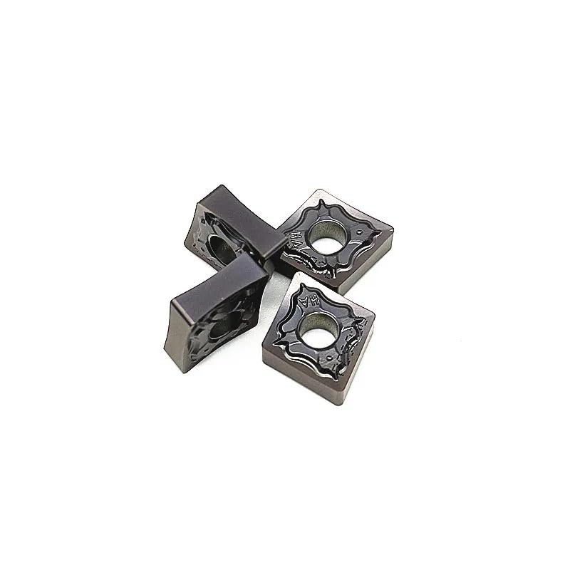 10 piezas CNMG120404 CNMG120408 Insertos de carburo para torneado miniatura 2