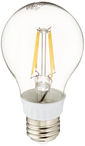 LED2020 LED Vintage Filament Bulb,A19 Edison Style,4W to Replace 40W Incandescent Bulb,Soft White (2700K), 120VAC, E26 Medium Base, Not Dimmable