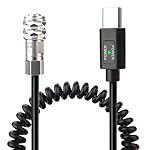KOERTACOO-BMPCC-4K6K-Trigger-Coiled-Power-Cable-for-Blackmagic-Pocket-Cinema-Camera-4K6kUSB-C-Type-C-PD-Male-Connector-to-Weipu-SF61BS2-2-pin-Self-Locking-Connector-with-Power-Indicator