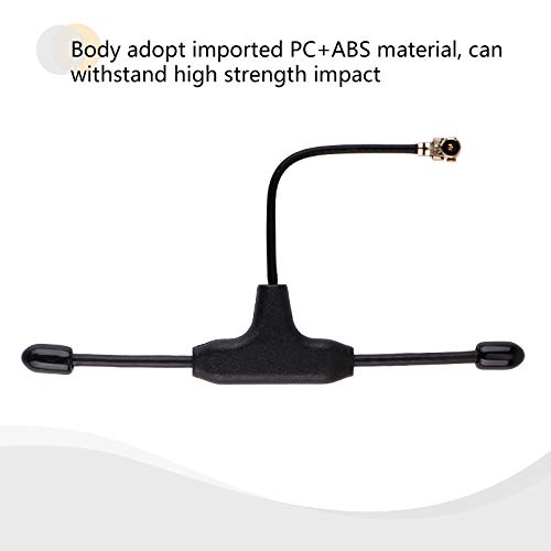 Fpv Antenna Tbs Crossfire Receiver Mini T Antenna Ipex Big Connector For Rc Fpv Racing Drone/Quadcopter Black(2Pcs) #TOP4