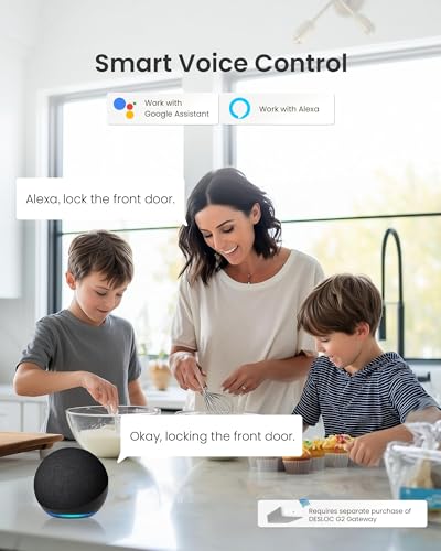 DESLOC B200 Fingerprint Smart Door Lock, Keyless Entry Deadbolt - image 8