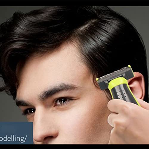 Yemirth Electric Razor,Electric Beard Trimmer Usb Charging Low Noise Double Sided Teeth Washable Men Beard Trimming Tool For Home Travel #TOP5