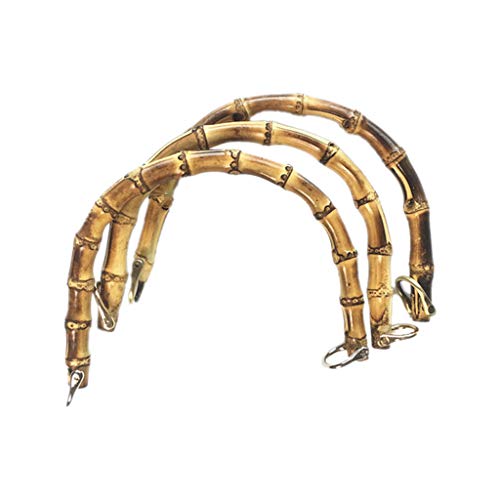 Eliky - Manico per borsa in bambù, per fai-da-te