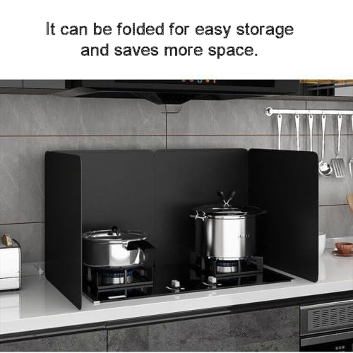 Protector contra Salpicaduras plegable de 2 lados para grasa de cocina 8