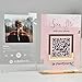 Pahdecor Customizable Acrylic Social Media QR Code Sign for Small Business Owners Display Your Instagram and TikTok Usernames and Get Social with