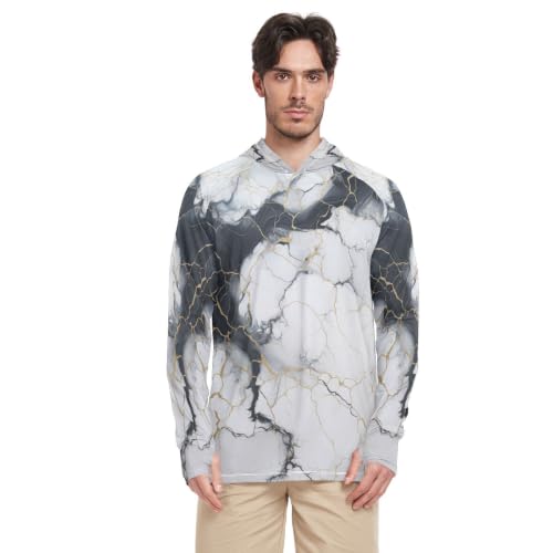 Rash Guard Homme Protection Solaire UPF 50+ Anti-UV pour Pêche et Running