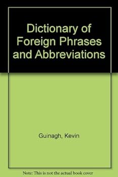 Hardcover Dictionary of Foreign Phrases and Abbreviations Book