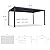 PURPLE LEAF Louvered Pergola 13' x 15' Large Patio Aluminum Pergola Modern Outdoor with Adjustable Roof for Deck Garden Yard Hardtop Gazebo