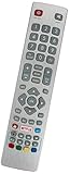 y luego presione el botón de espera del televisor (función OK en el menú) para confirmar su selección, luego con el control remoto, presione y mantenga presionados los dos botones de colores centrales en la parte inferior del control remoto unos segundos, la luz de encendido parpadeará 5 veces para confirmar que el televisor y el control remoto están emparejados .