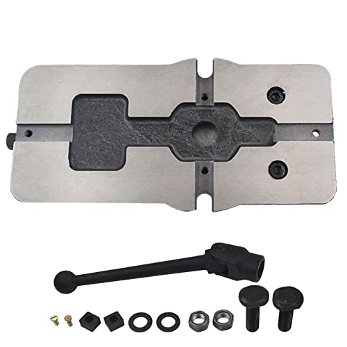 Fresadora CNC de 3 polegadas x 2,95 polegadas sem grampo de base fixação de alta precisão