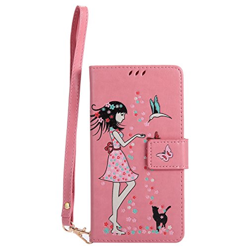 Custodia Galaxy J7 Prime,Portafoglio Flip Cover