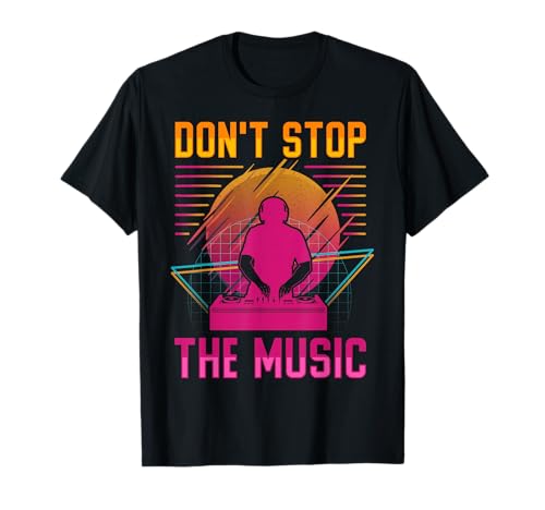 DJ Tshirt per uomo disco grafico Jockey Boy Techno Discjockey Maglietta
