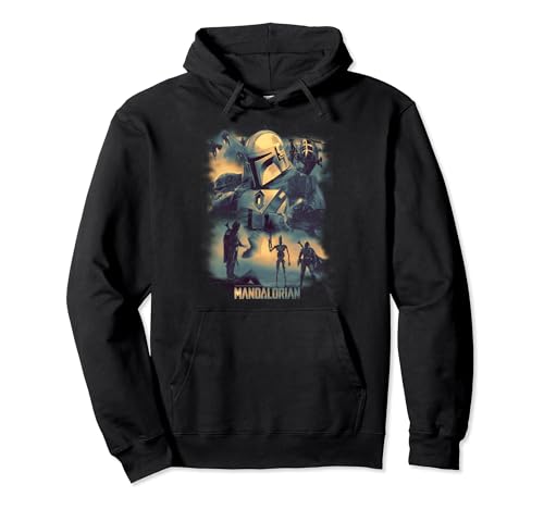 Sweat Star Wars Mando Memory Collage pour fan du Mandalorien
