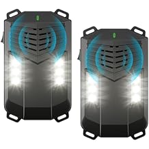 Ultrasonic Repellent Mouse for Cart- Under Hood Battery Powered Plug-in Device, Repels Mice, Rats & Squirrels from Vehicle Engine, Garage, Indoor Outdoor Areas - 2 Pack