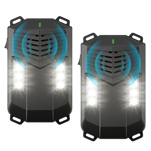 Ultrasonic Repellent Mouse for Cart- Under Hood Battery Powered Plug-in Device, Repels Mice, Rats &...