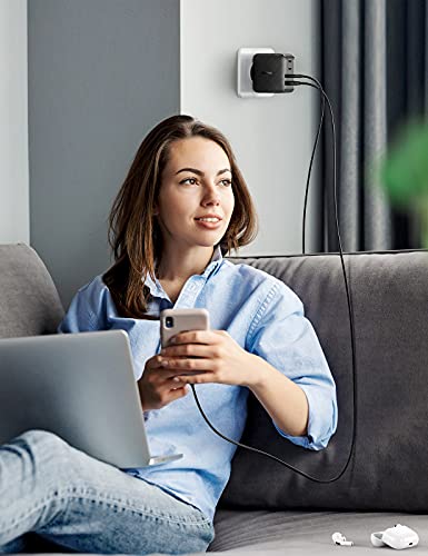 UGREEN USB Oplader 65W Power Delivery USB C Charger met GaN Technologie, 3 USB C en 1 USB A Wandoplader Compatibel met… - Image 8