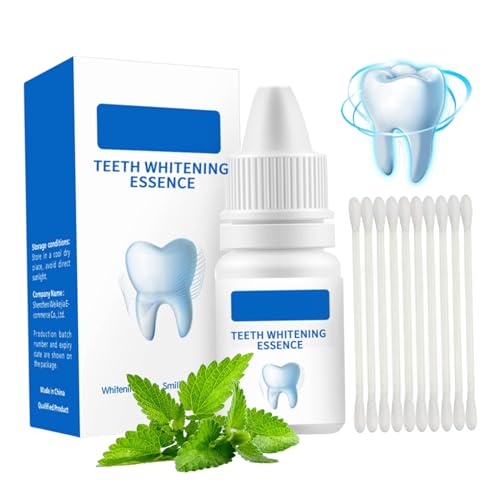 Líquido blanqueador de dientes, EFERO Esencia blanqueadora de dientes Suero limpiador Higiene Eliminador de manchas de placa 10 ml, Suero