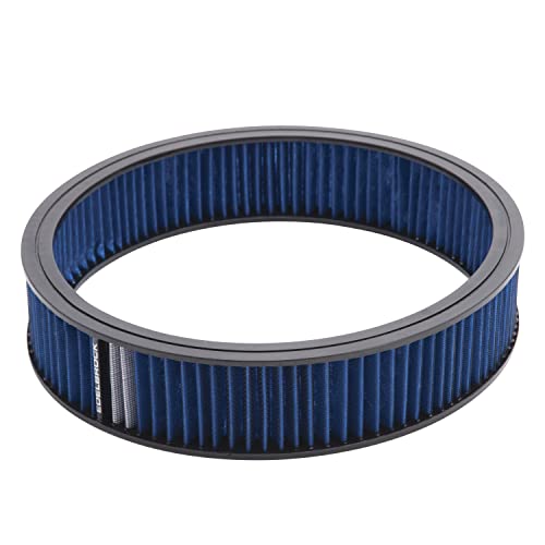 Élément de purificateur d'air Edelbrock 43667 bleu contre l'encrassement