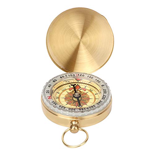 Brújula de estilo vintage luminosa con llavero miniatura 2