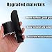 2pcs Barber Enhancement Cards, Black Plastic Easy to Clean Hairline Shaping Spray Tools with Measurement Indicators Reusable Hair Cutting Tools for Edge Hair Liner Beard Shaping Accessories (T Shape)