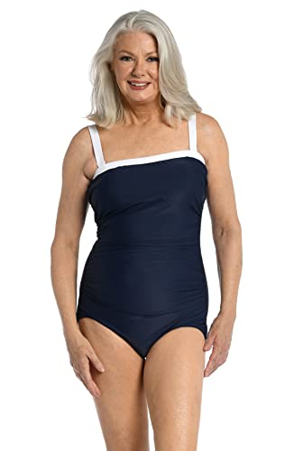 Solid Bandeau Girl Leg One Piece