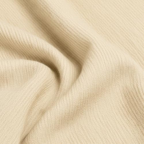 Image of HOMEMONDE 2 Seater Sofa Cover with Tassels |Soft, Durable & Textured Chenille Fabric with Tassels | Sofa Cover Mats for Living Room, Bedroom, Drawing Room & Office (76 X 122 CM, Beige)