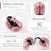 Peecabe Winter Women Earmuffs Faux Fur Girls Ear muffs Warm Unisex Kids Ear Covers Foldable Outdoor Boy Ear Warmers for Women (Pink Bow)