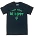 10oz Apparel Don't Worry be Hoppy Beer Black t shirt