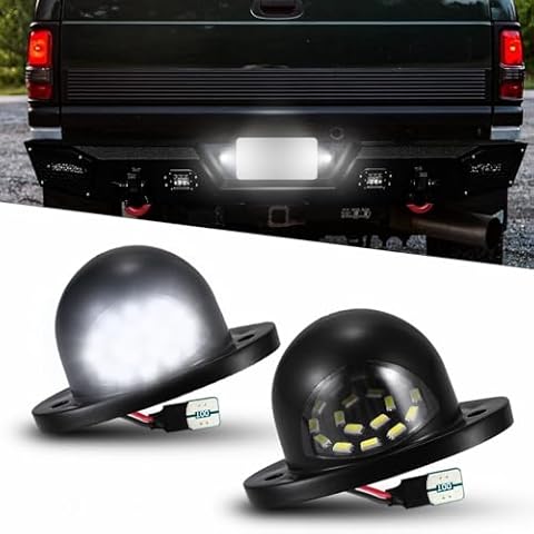 LESAUCE LED License Plate Light for Dodge Ram Cover