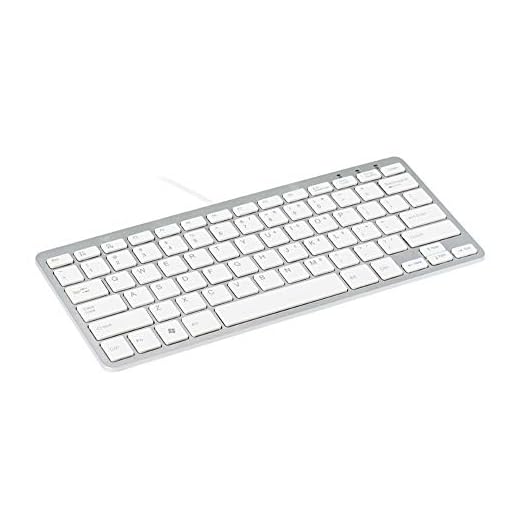 R-Go kompakt ergonomiskt tangentbord – QWERTY (Nordic) naturligt tangentbord med platt yta – kabelformat USB-tangentbord med kompakt design – lätt tangenttryckning – LED – vit