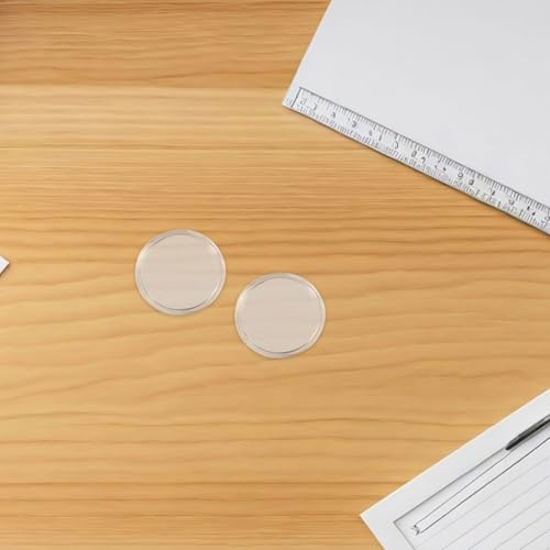 DOITOOL 80 cápsulas para monedas transparentes miniatura 5