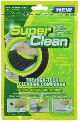 Image of Raxon Innovation Super Clean Magic Gel Cleaner for Keyboard Computer Laptop Remote Control Remove Dust, Dust Cleaner ((80 gram, Pouch), (Pack of 4))