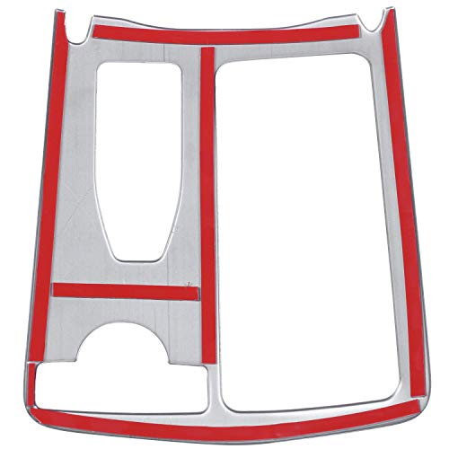 Jcevium Adesivo per interni auto, in acciaio inox