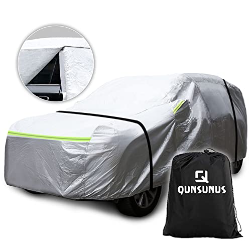 for 4Runner CRV RAV4 SUV Full Car Cover Waterproof All Weather, 6Layers Outdoor Car Covers 210T Windproof Heavy Duty All Weather Waterproof Protection Universal Fit for 4Runner RAV4 CRV(Up to 193&acirc;&euro;L)