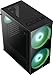 immagine 3Aerocool PYTHON - Custodia per PC ATX, vetro temperato, 2 ventole RGB 200mm