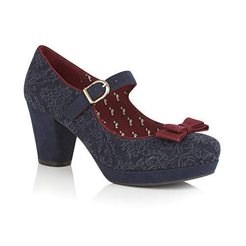 Chaussures Ruby Shoo Frankie Bleu : en finir avec les pieds douloureux grâce au style vintage