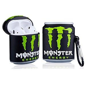 STSNano Leuke hoes voor AirPod 2/1, cartoon trendy ontwerp grappige Kawaii Fun Air Pods zachte siliconen hoes, unieke 3D…