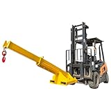 Yokoma Forklift Jib Boom Crane 11023lb Capacity Adjustable Mobile Crane Lifting Hook Hoist Pivoting Truss Jib Boom Extends 94.5in Industrial Telescopic Lift Attachments for Construction Warehouse