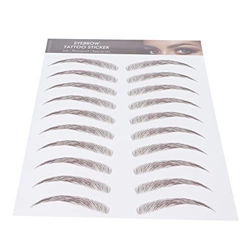Professional Waterproof Eyebrow Grooming & Shaping Tattoo Sticker Transfer for Women (BROWN-09) - Image 3