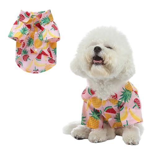 DICOCO 犬 服 ペット服 犬服 ドレス・ワンピース 小型犬 中型犬 猫服 春夏秋対応 抜け毛防止 通気性 柔らかい 肌触り 快適 散歩 お出かけ 室内 室外 記念撮影 パーティー プレゼント ピンク L